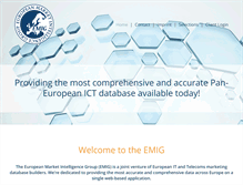Tablet Screenshot of emi-group.com